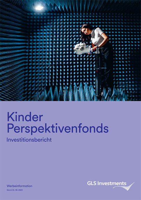 Investitionsbericht Kinder Perspktivenfonds Titelblatt des Investitionsberichts zum Kinder Perspktivenfonds